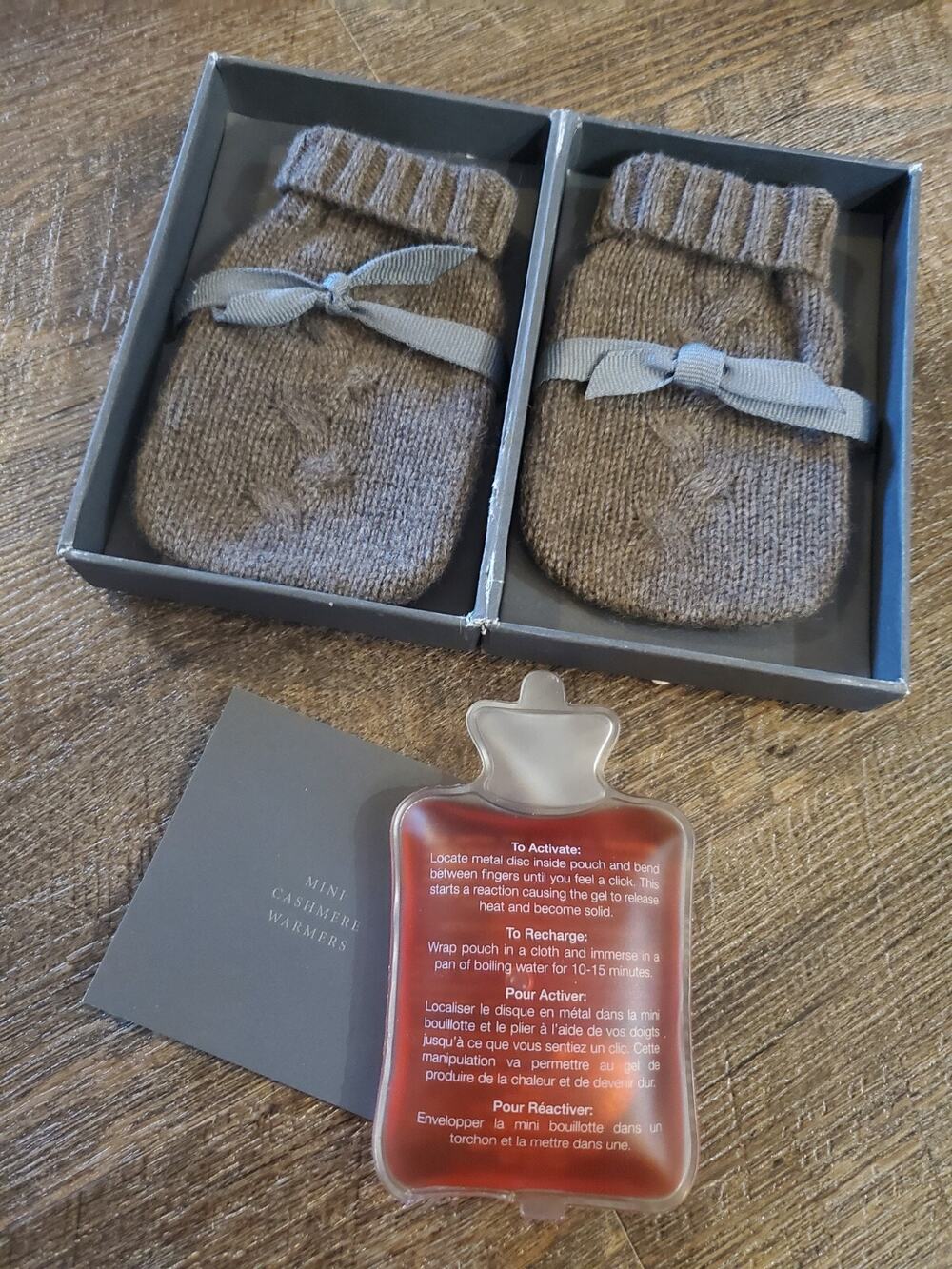 Restoration Hardware Mini Cashmere Warmers (Mittens)